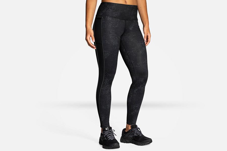 Brooks Greenlight Women Apparel & Running Tights Black CQE049571